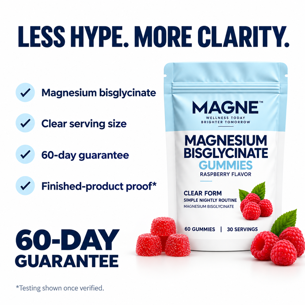 Less hype more clarity